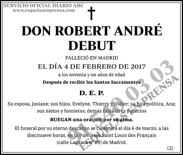 Roberto André Debut